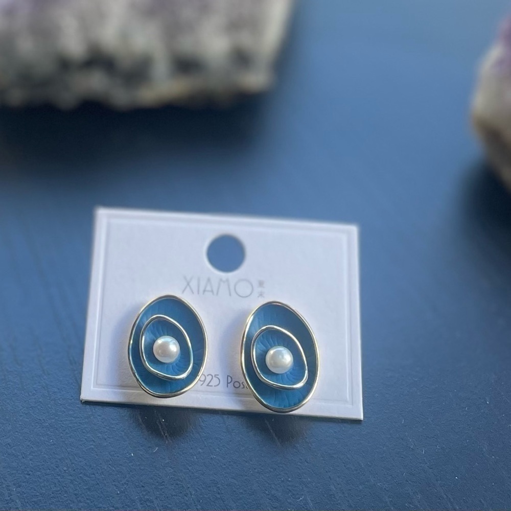 Xiamo Modernist Earrings With S925 Posts